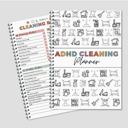Doodle Family Cleaning Notebook