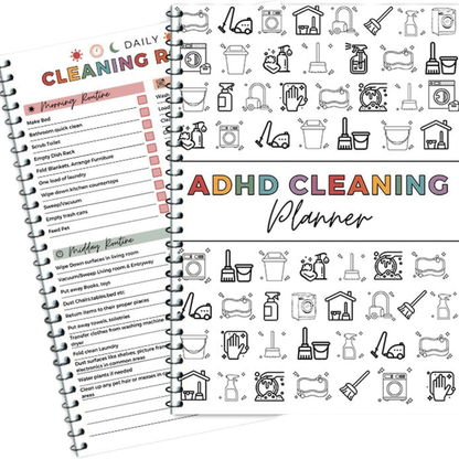 Doodle Family Cleaning Notebook