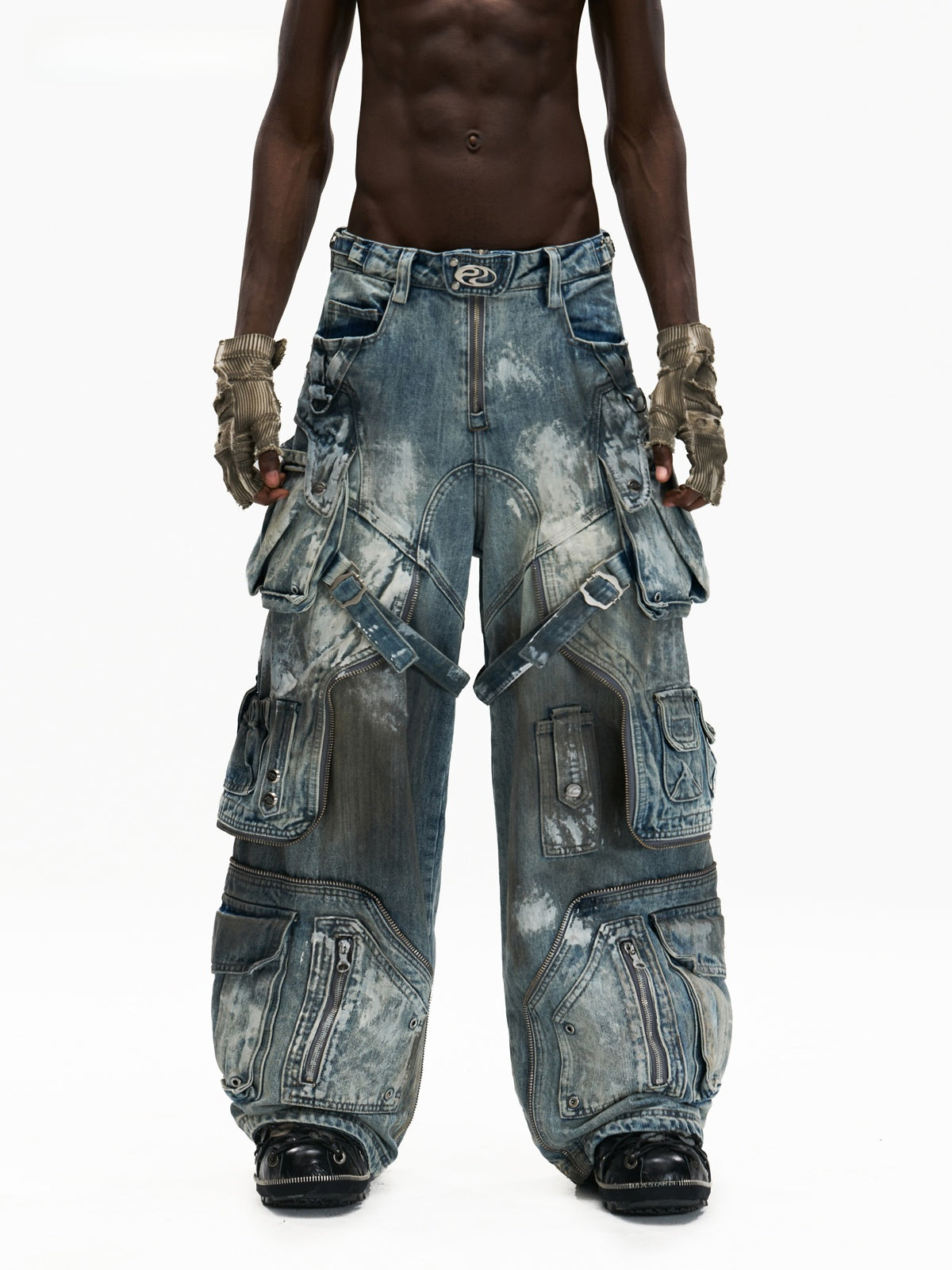 Doodle-stained jeans