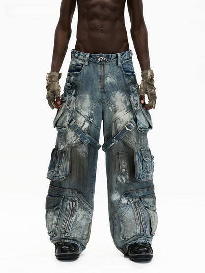 Doodle-stained jeans