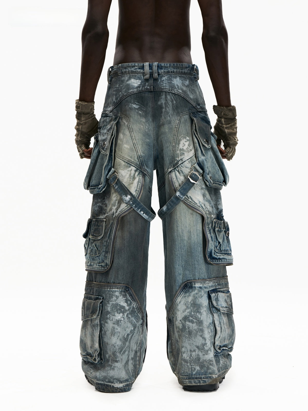 Doodle-stained jeans