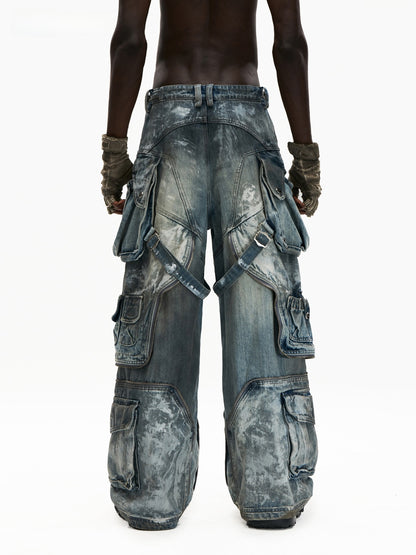 Doodle-stained jeans