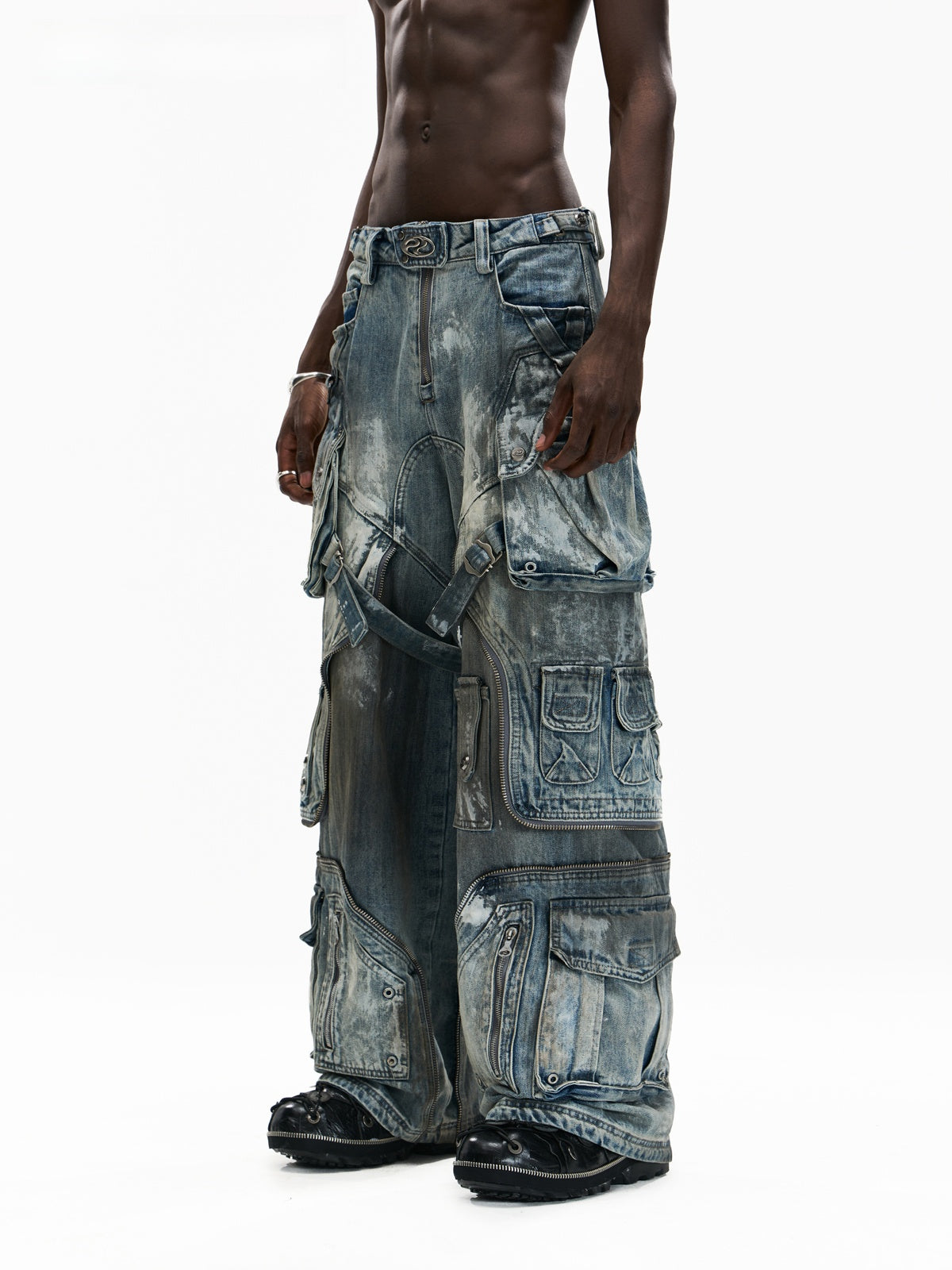 Doodle-stained jeans