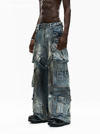 Doodle-stained jeans