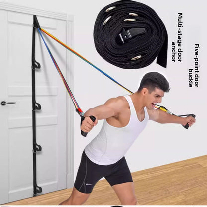 Door Anchor Resistance Bands Set with Elastic Training Ropes