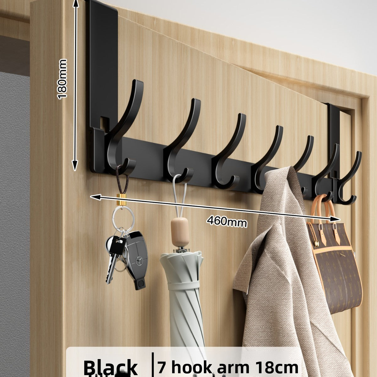Door hook without drilling