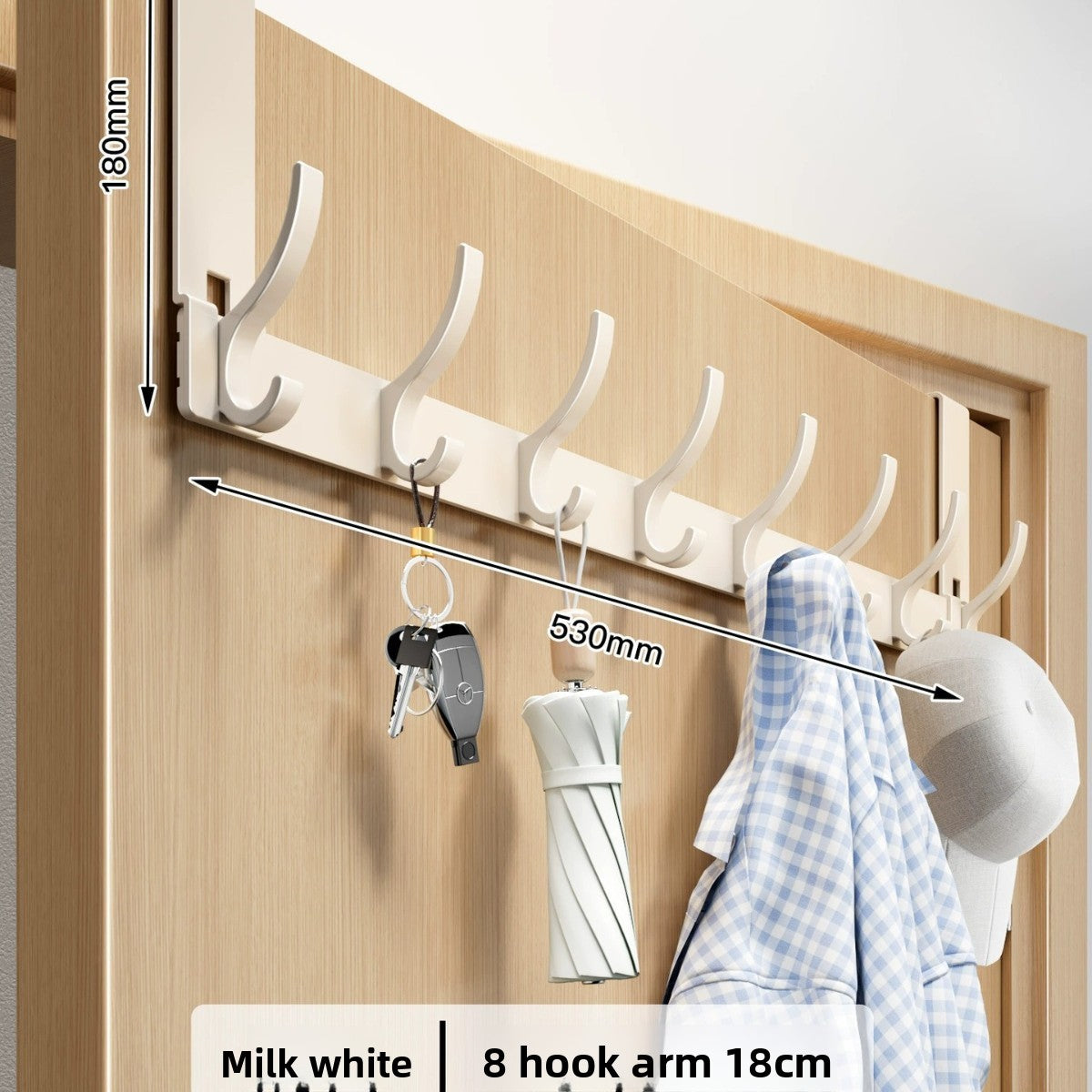 Door hook without drilling
