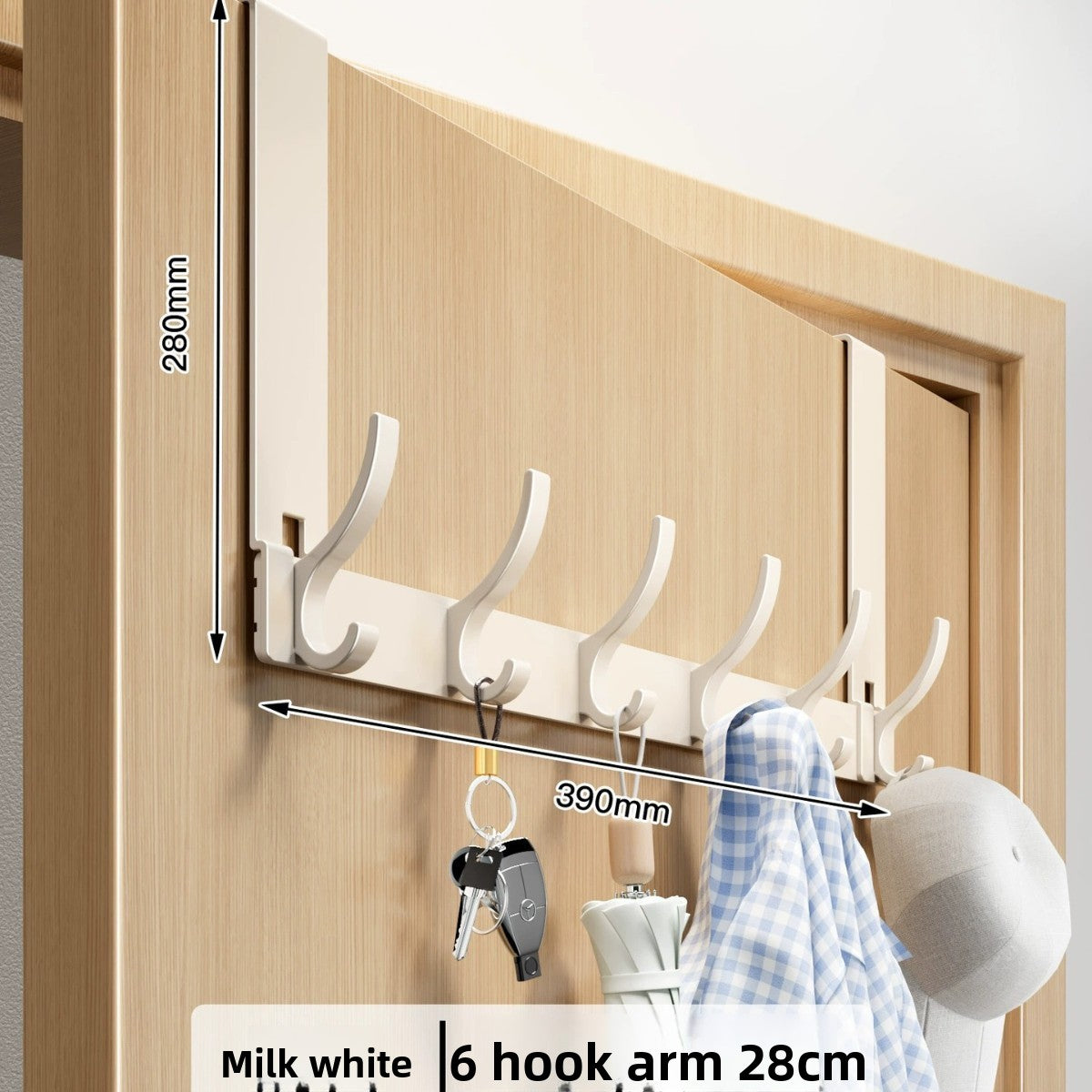 Door hook without drilling
