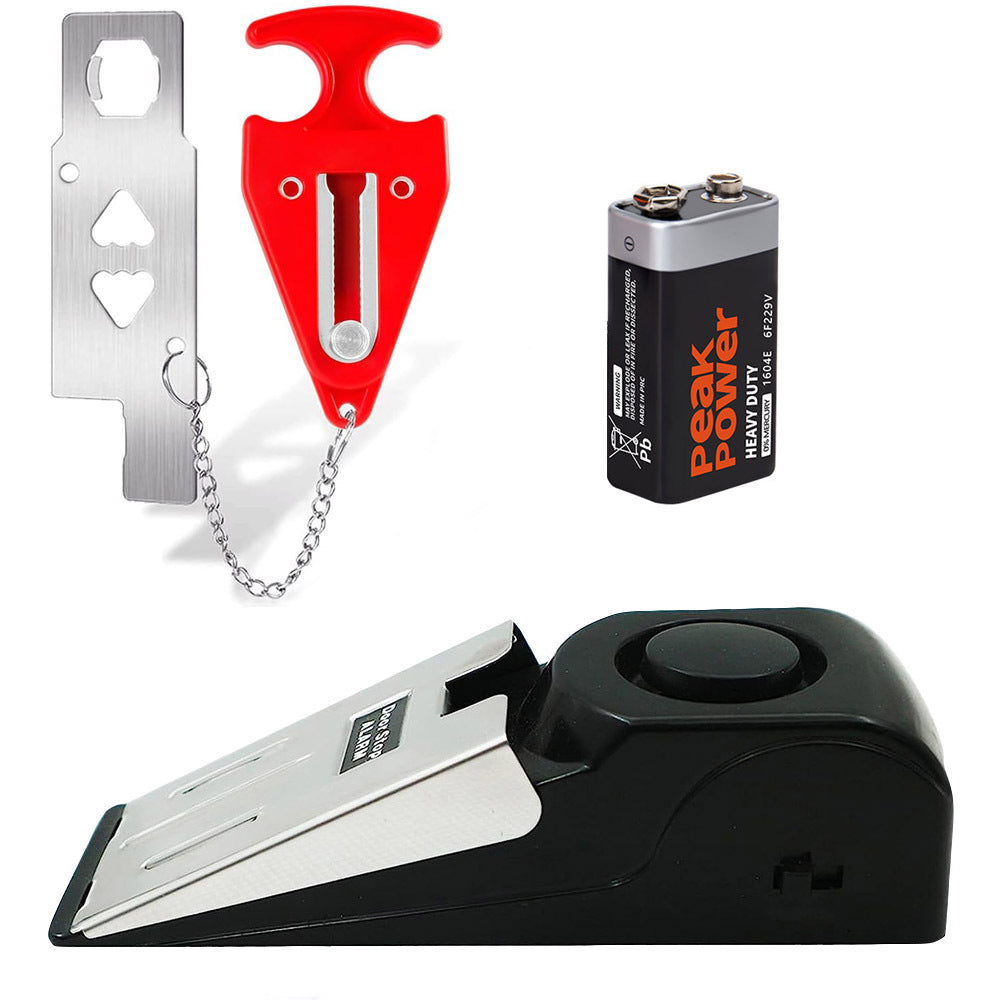 Door Stop Alarm with Loud Anti-Theft Alert for Home and Hotel