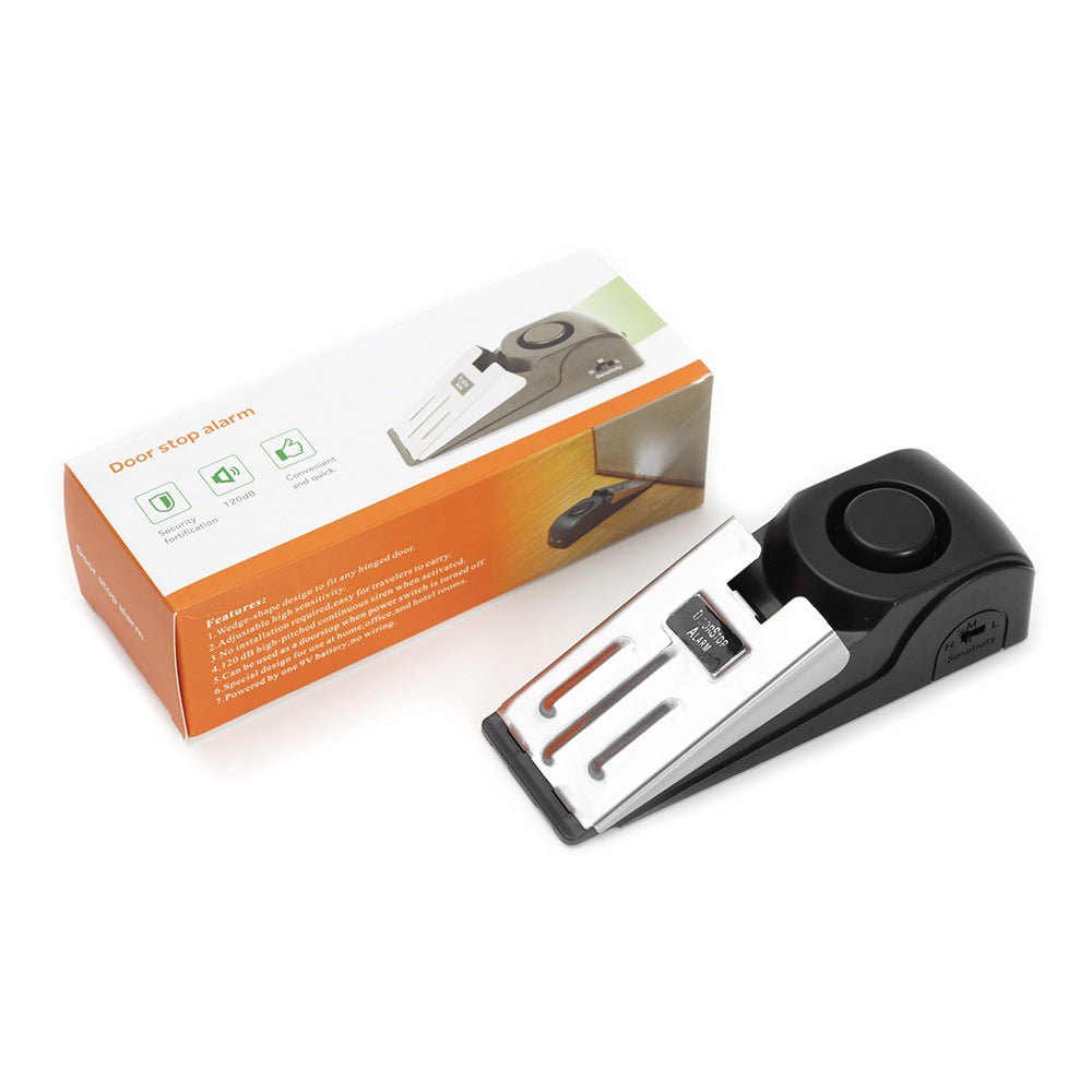 Door Stop Security Alarm with Anti-Slip Base