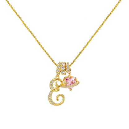 Dopamine 26 English Letter Necklace