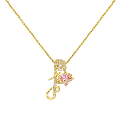 Dopamine 26 English Letter Necklace