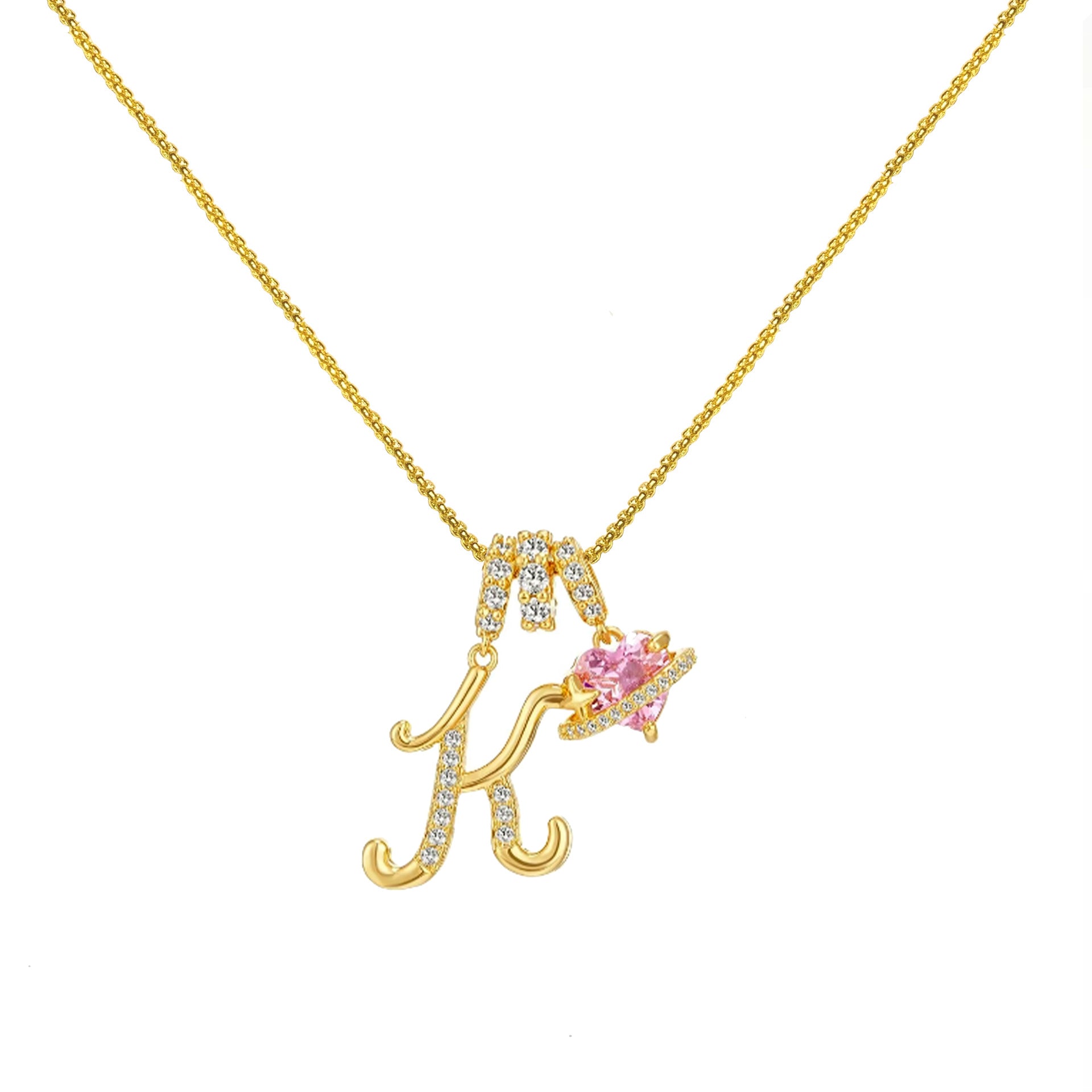 Dopamine 26 English Letter Necklace