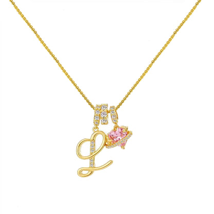 Dopamine 26 English Letter Necklace