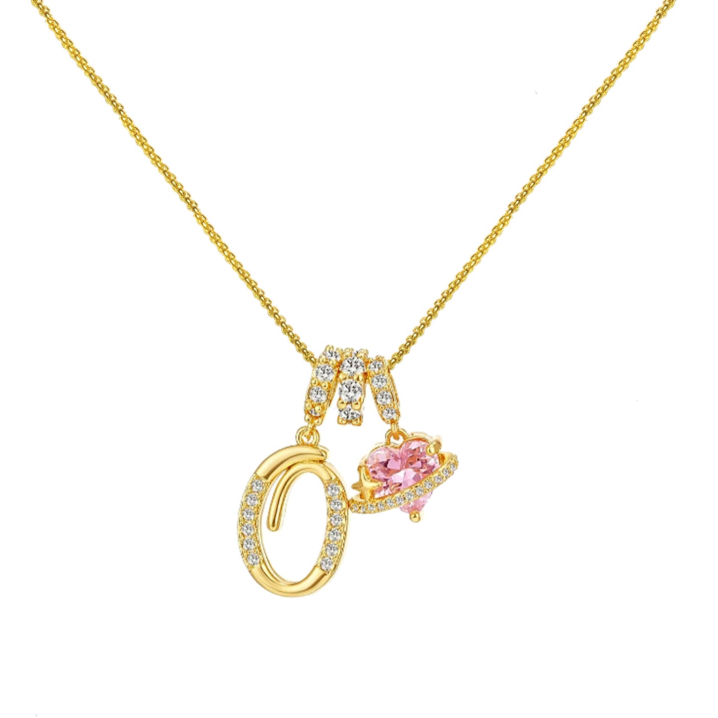 Dopamine 26 English Letter Necklace