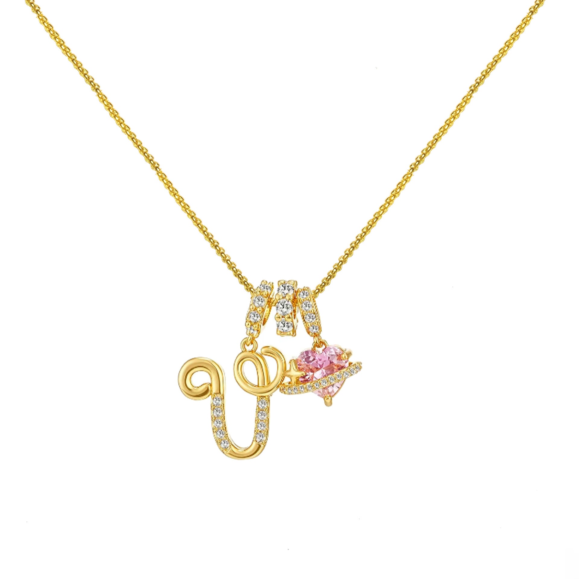 Dopamine 26 English Letter Necklace