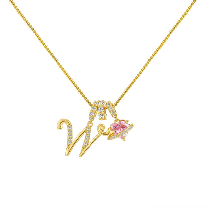 Dopamine 26 English Letter Necklace