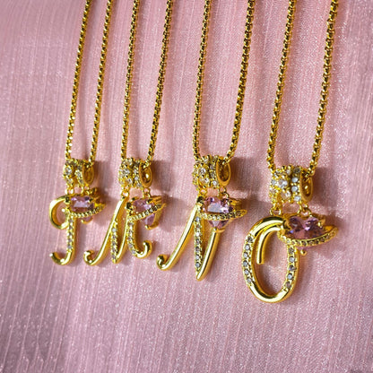 Dopamine 26 English Letter Necklace