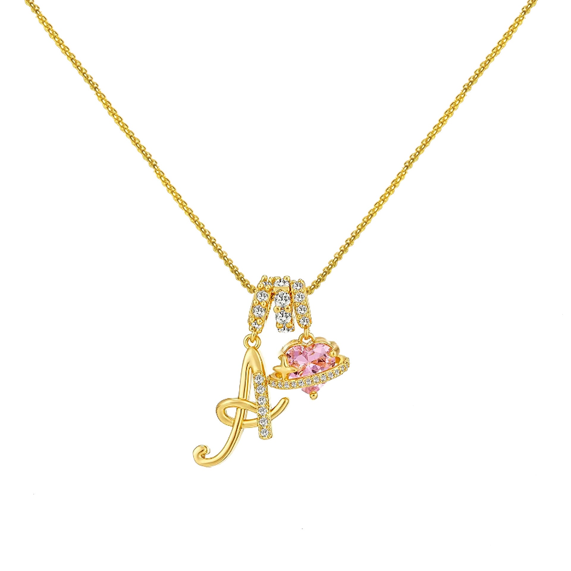 Dopamine 26 English Letter Necklace