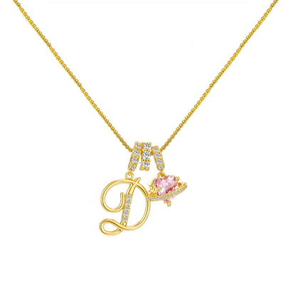 Dopamine 26 English Letter Necklace