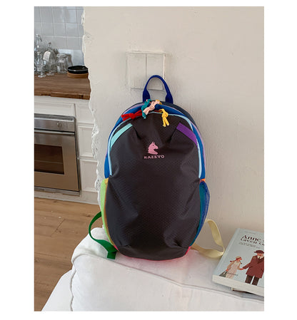 Dopamine Color Block Travel Backpack