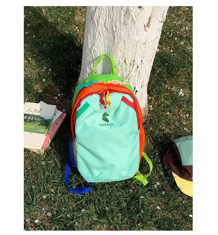 Dopamine Color Block Travel Backpack