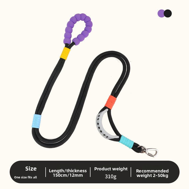 Dopamine Color Pet Leash and Collar Set
