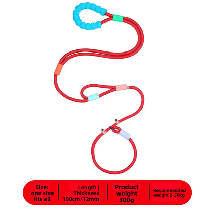 Dopamine Color Pet Leash and Collar Set