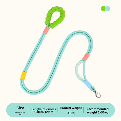 Dopamine Color Pet Leash and Collar Set
