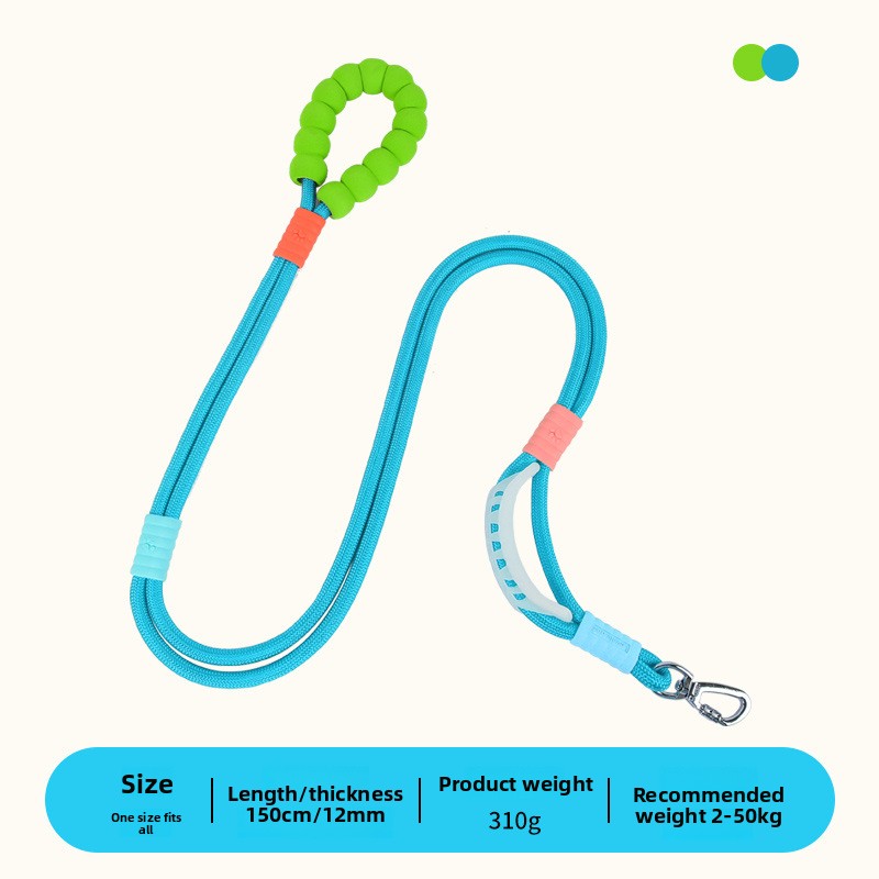 Dopamine Color Pet Leash and Collar Set