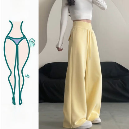 Dopamine Pink Wide Leg Sweatpants
