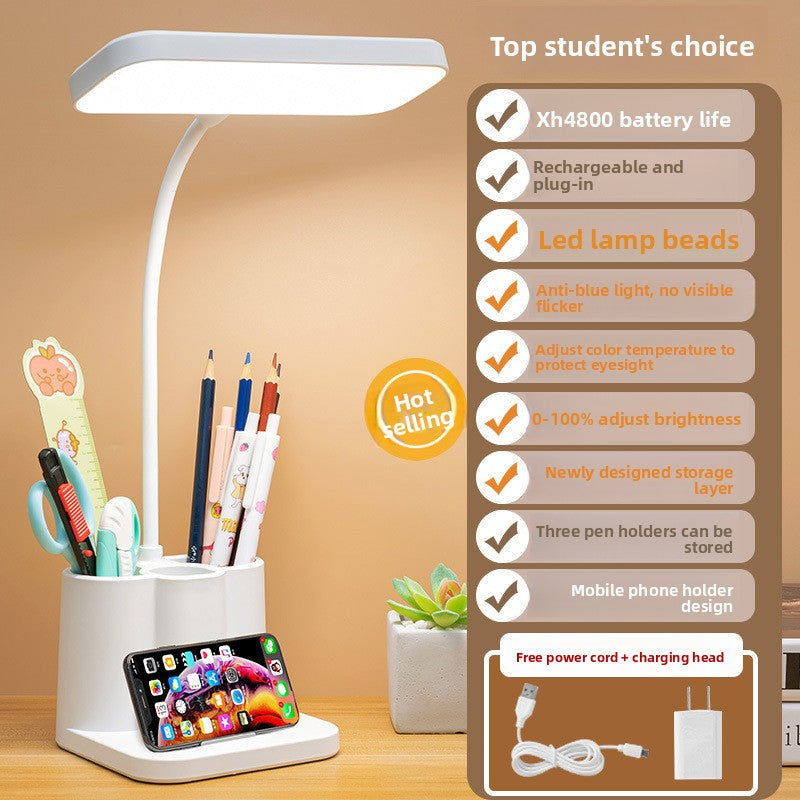 Dormitory desk eye-protection lamp