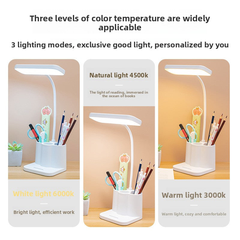 Dormitory desk eye-protection lamp