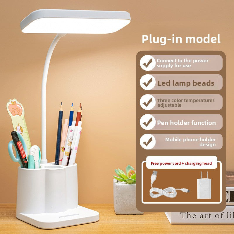 Dormitory desk eye-protection lamp