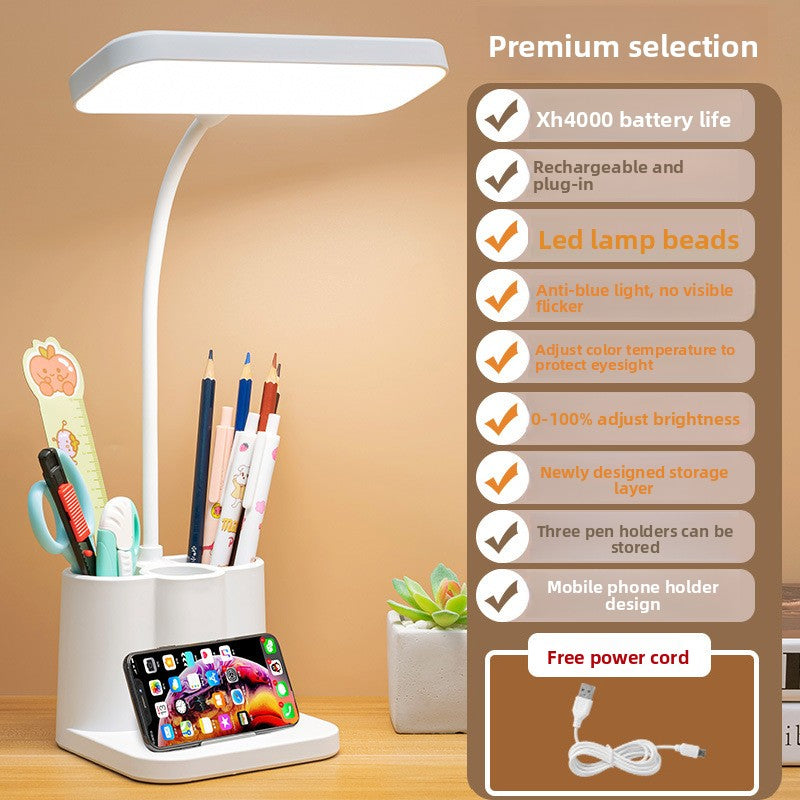 Dormitory desk eye-protection lamp
