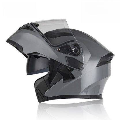 DOT Certified Carbon Fiber Motorcycle Helmet with Dual Lens