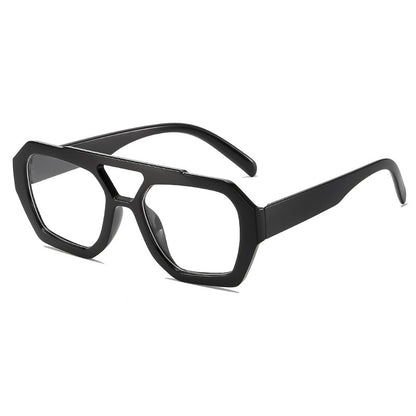 Double Beam Irregular Sunglasses