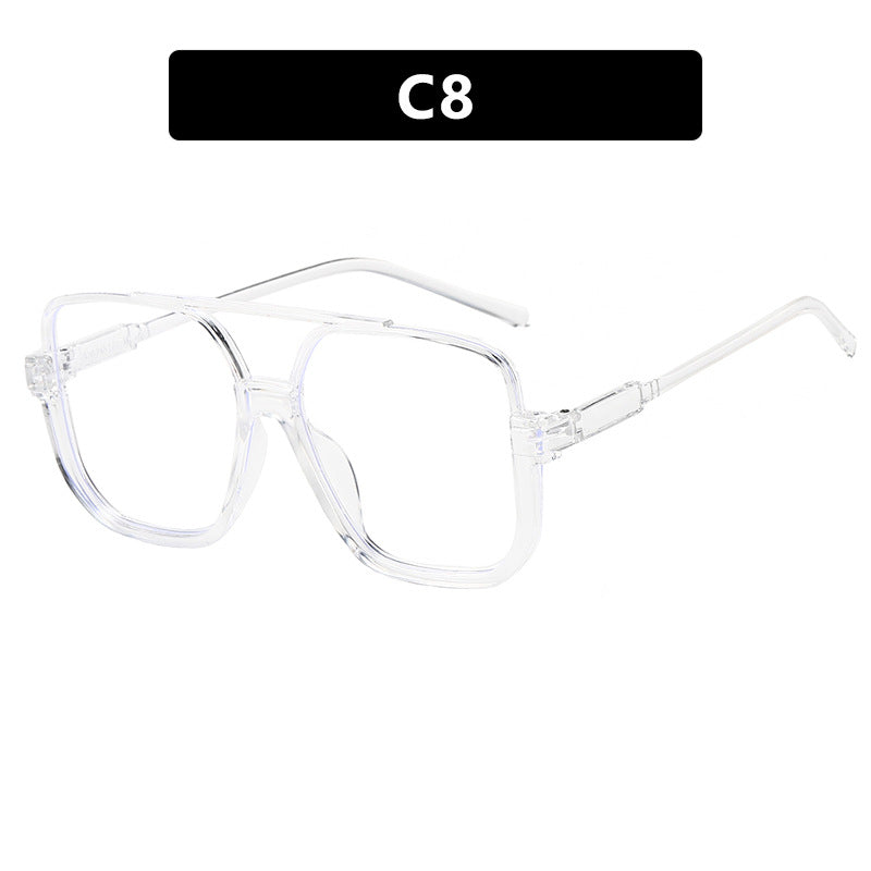 Double Beam Lower Half-Frame Sunglasses
