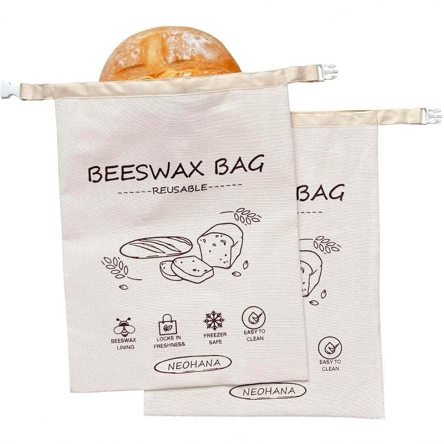 Double Beeswax Bread Bag