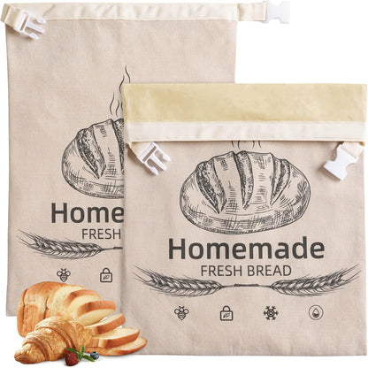 Double Beeswax Bread Bag