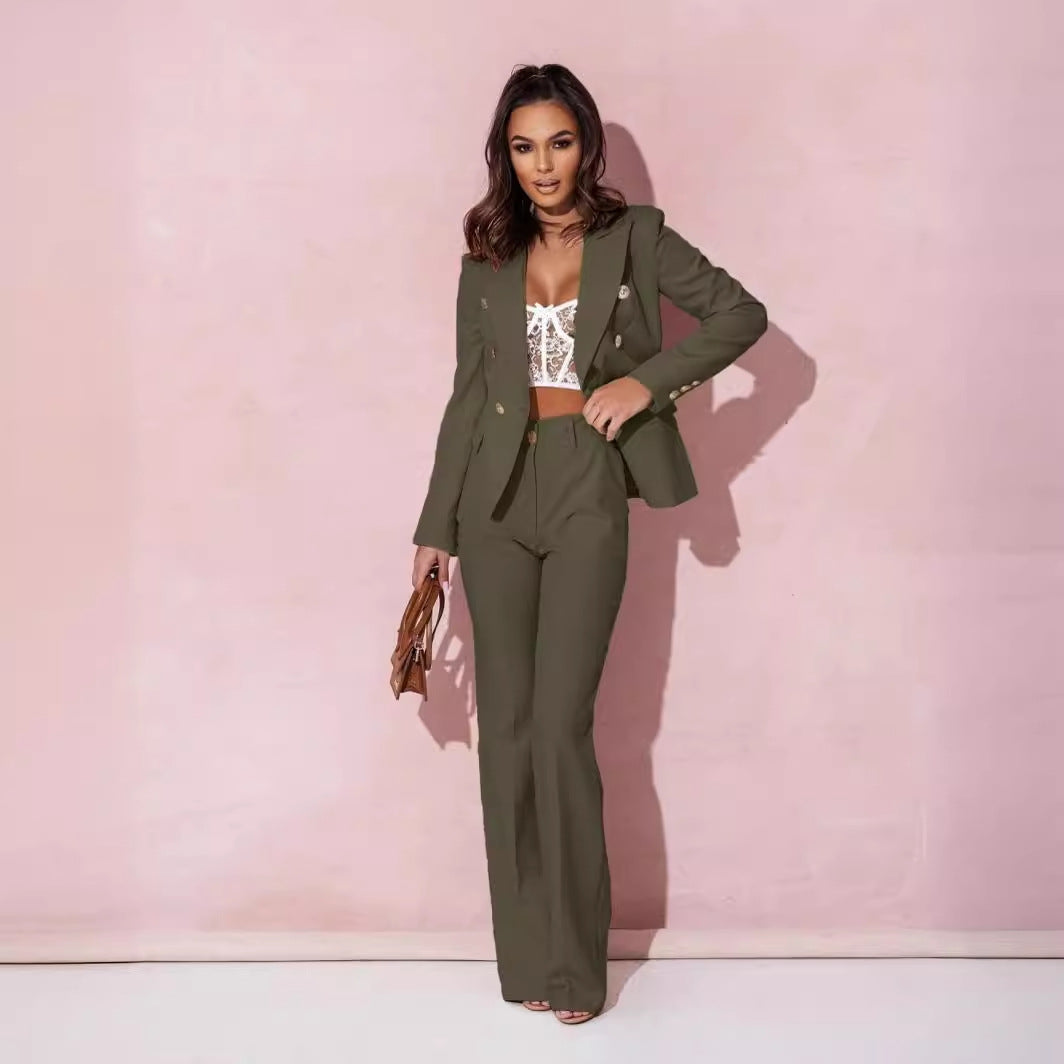 double-breasted blazer