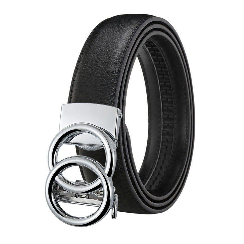 Double Buckle Genuine Leather Belts