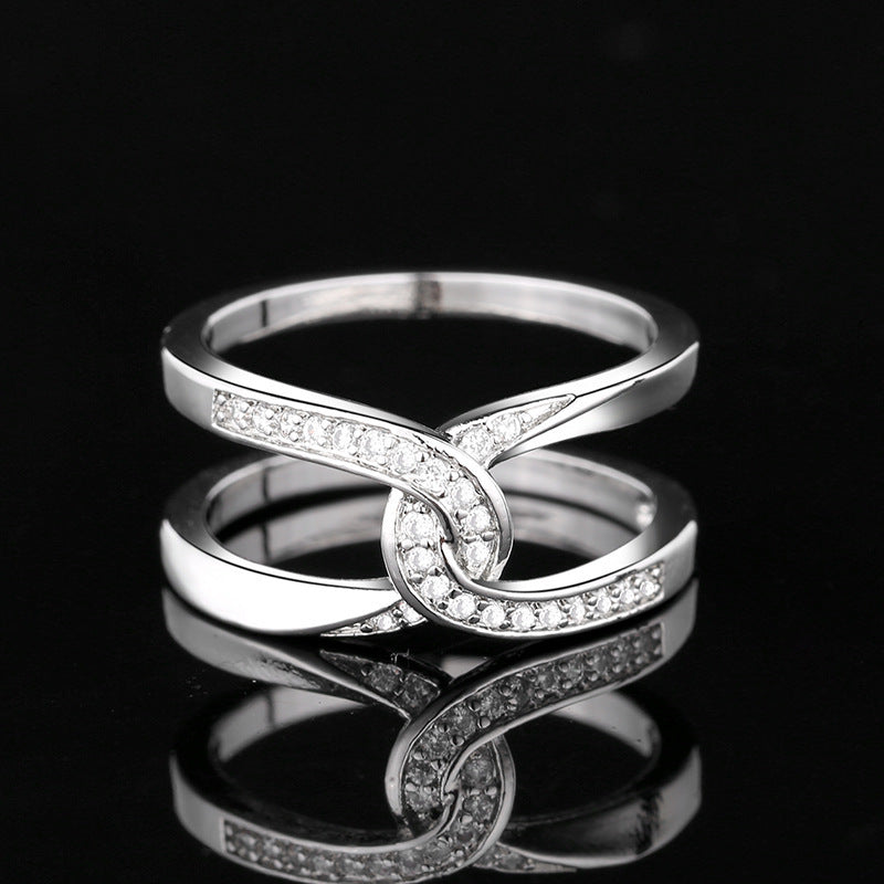 Double-C interlocking snap ring