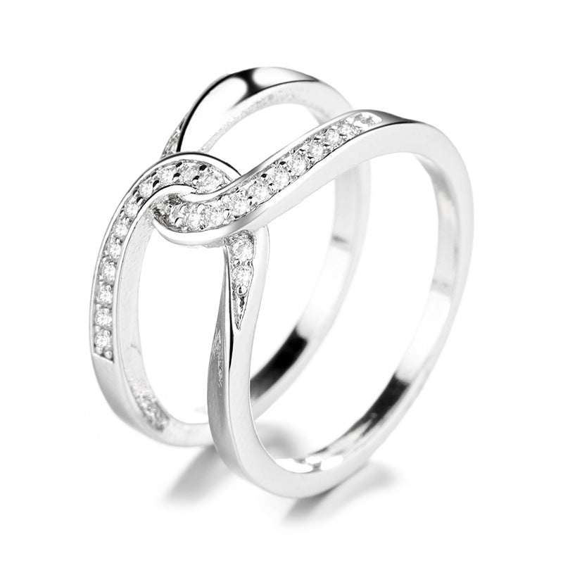Double-C interlocking snap ring