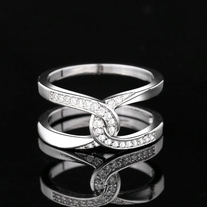 Double-C interlocking snap ring
