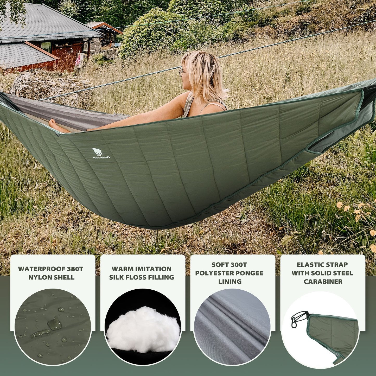 Double Camping Hammock Sleeping Bag