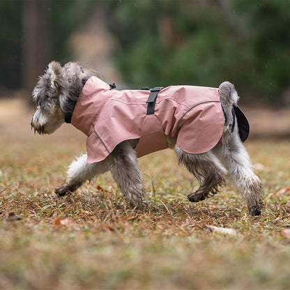 Double-Collar Cape-Style Pet Raincoat