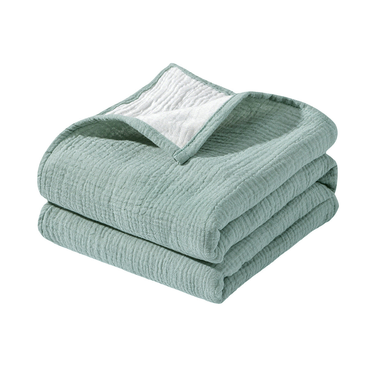 Double Color Crepe Baby Blanket