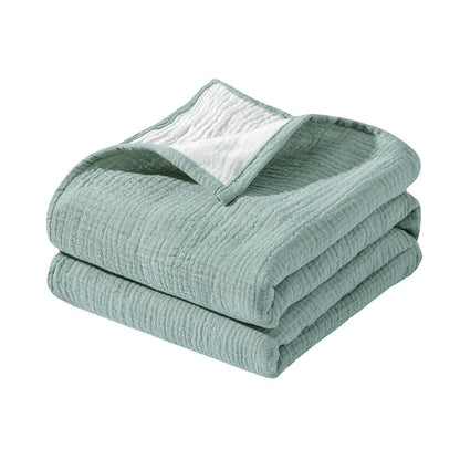Double Color Crepe Baby Blanket