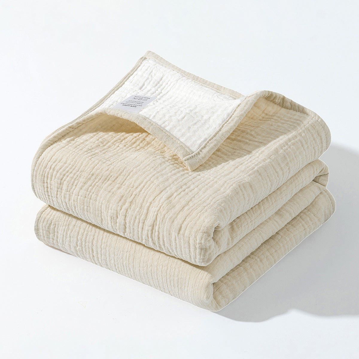 Double Color Crepe Baby Blanket